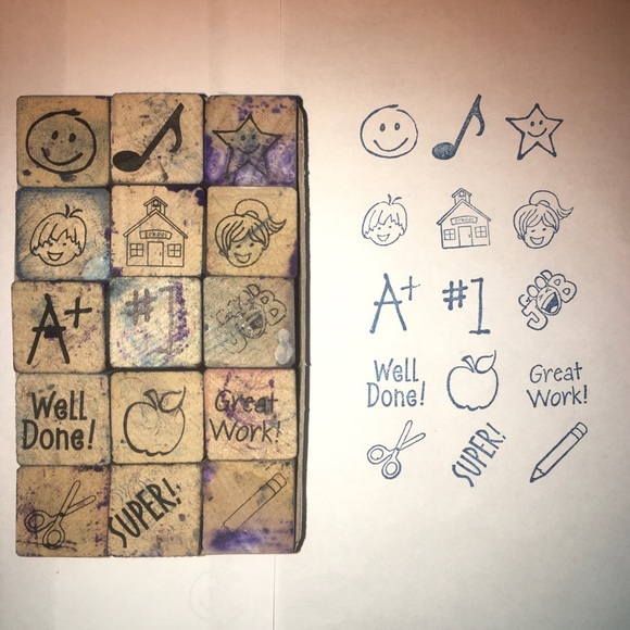 $4 sale💞 Set of 15 stamps - great for teachers! - Picture 2 of 7